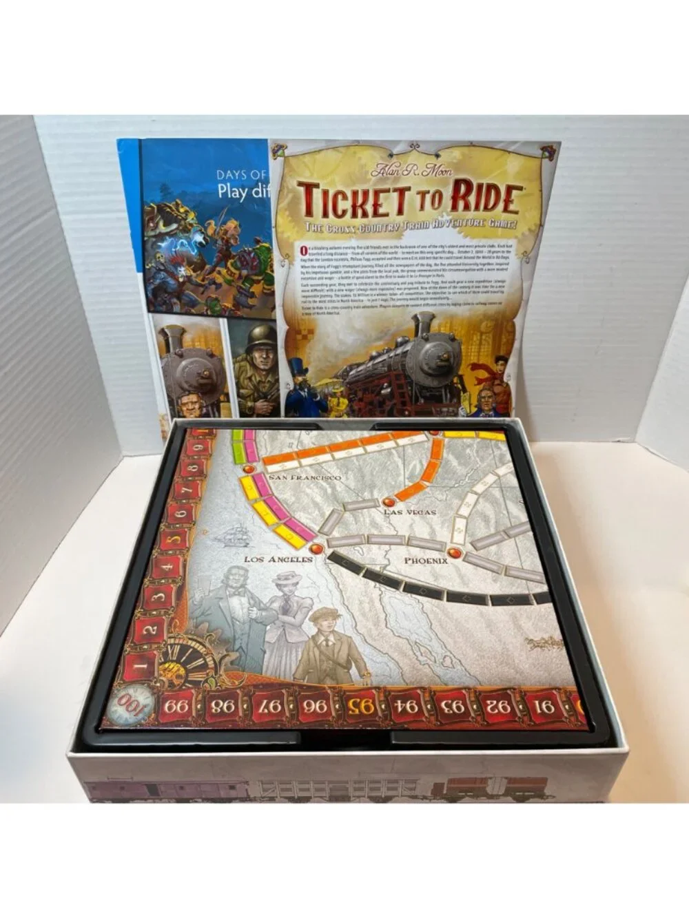 Ticket To Ride Board Game By Days Of Wonder Alan R. Moon Strategy Adventure